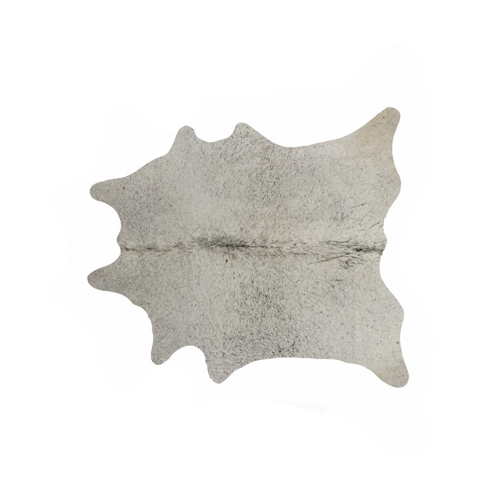 6' X 7' Brown Cowhide Hand Knotted Area Rug