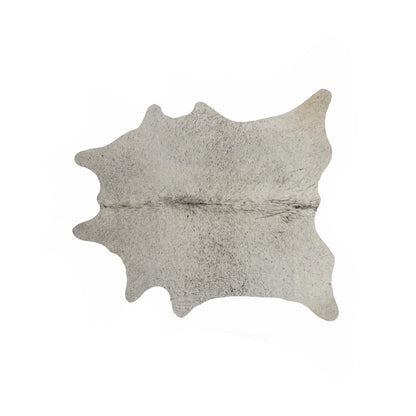 6' X 7' Brown Cowhide Hand Knotted Area Rug