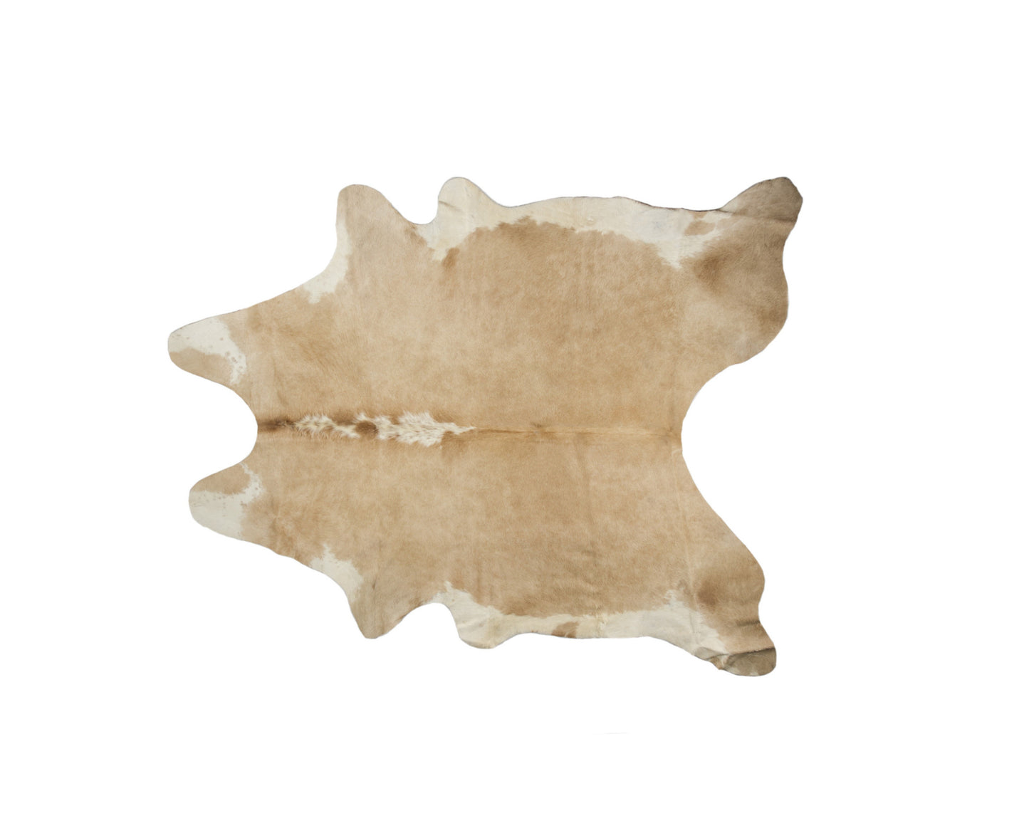 6' X 7' Brown Cowhide Hand Knotted Area Rug