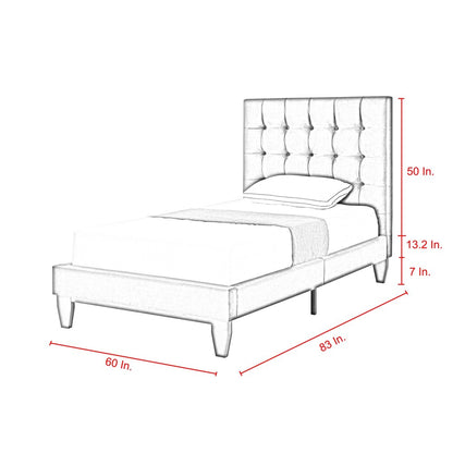 Blush Solid Wood Queen Tufted Upholstered Velvet Bed
