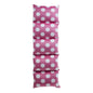 26" Purple and White Microfiber Polka Dots Pouf Cover