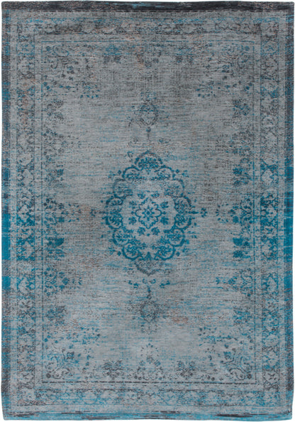 8' X 11' Gray and Green Medallion Non Skid Area Rug