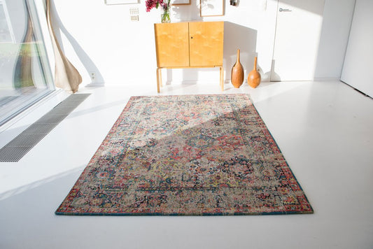 9' X 13' Red Oriental Non Skid Area Rug
