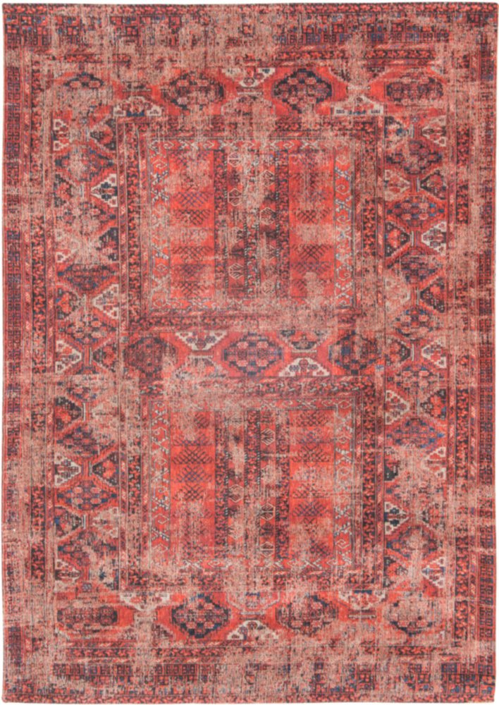 6' X 8' Red Oriental Non Skid Area Rug