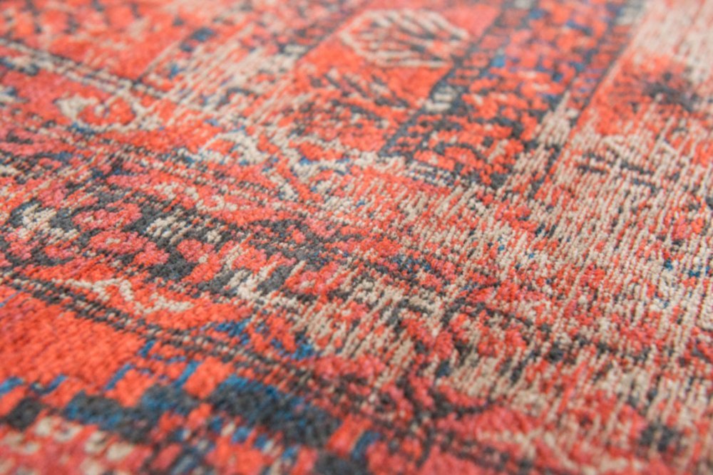 6' X 8' Red Oriental Non Skid Area Rug