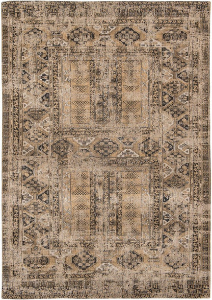 6' X 8' Brown Oriental Non Skid Area Rug