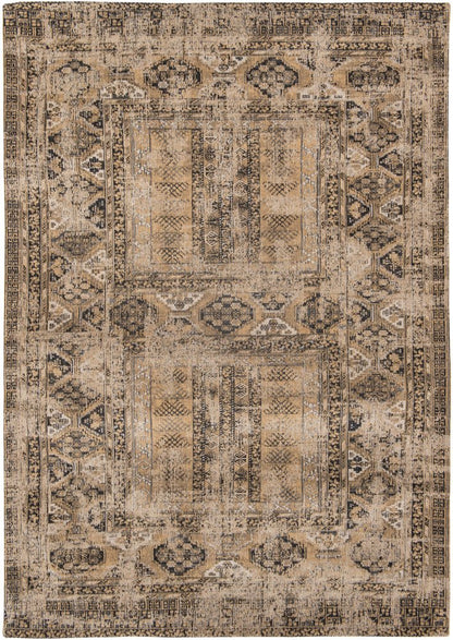 8' X 11' Brown Oriental Non Skid Area Rug