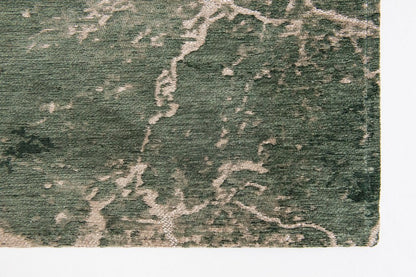 8' X 11' Beige and Green Abstract Non Skid Area Rug
