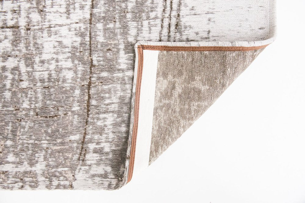 7' X 9' Gray and Beige Abstract Non Skid Area Rug