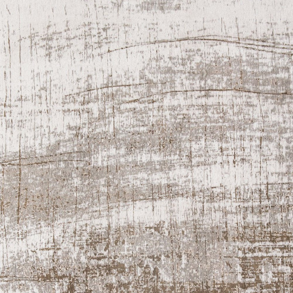 7' X 9' Gray and Beige Abstract Non Skid Area Rug