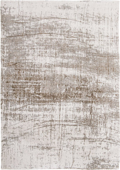 8' X 11' Gray and Beige Abstract Non Skid Area Rug