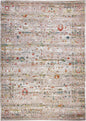 6' X 8' Gray and Brown Oriental Non Skid Area Rug