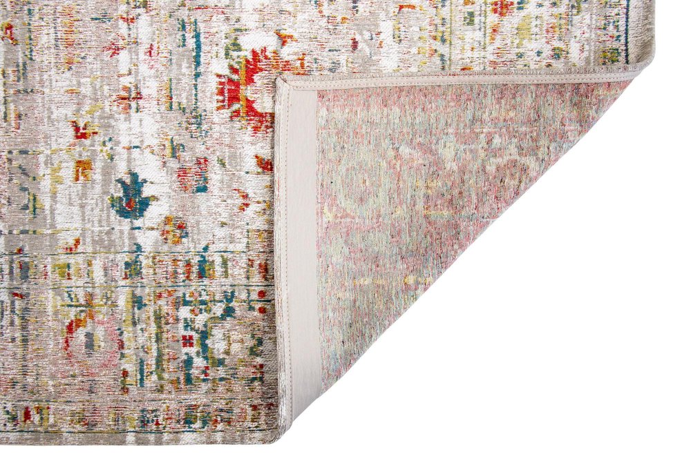 8' X 11' Gray and Brown Oriental Non Skid Area Rug