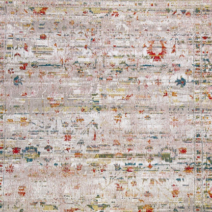 9' X 13' Gray and Brown Oriental Non Skid Area Rug