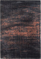 8' X 11' Black and Gold Abstract Non Skid Area Rug