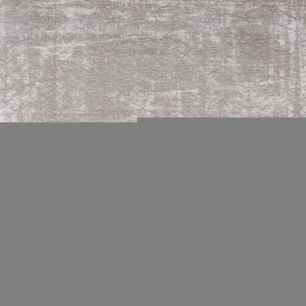 3' X 5' Gray and White Chevron Non Skid Area Rug