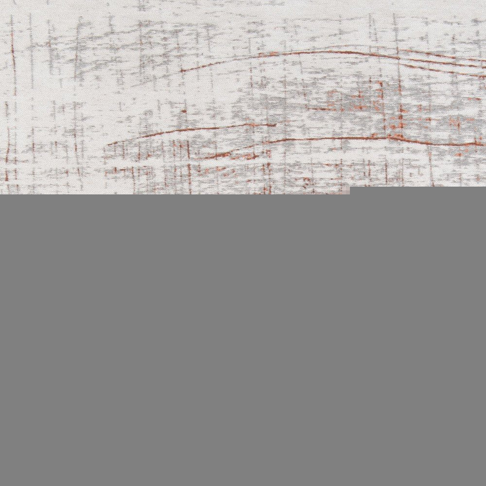 5' X 7' Gray and Yellow Abstract Non Skid Area Rug