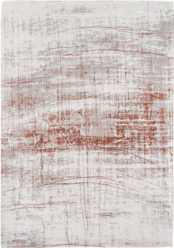 6' X 8' Gray and Yellow Abstract Non Skid Area Rug