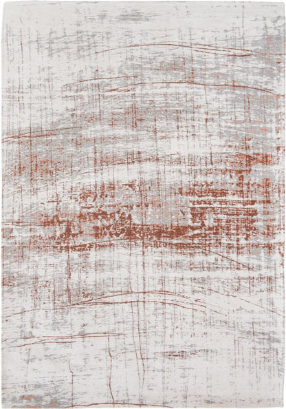 6' X 8' Gray and Yellow Abstract Non Skid Area Rug