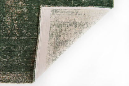 8' X 11' Gray and Green Medallion Non Skid Area Rug