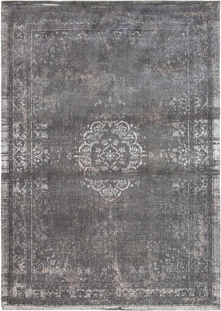 8' X 11' Gray Medallion Non Skid Area Rug
