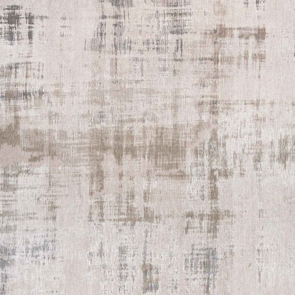 5' X 7' Gray and Beige Abstract Non Skid Area Rug