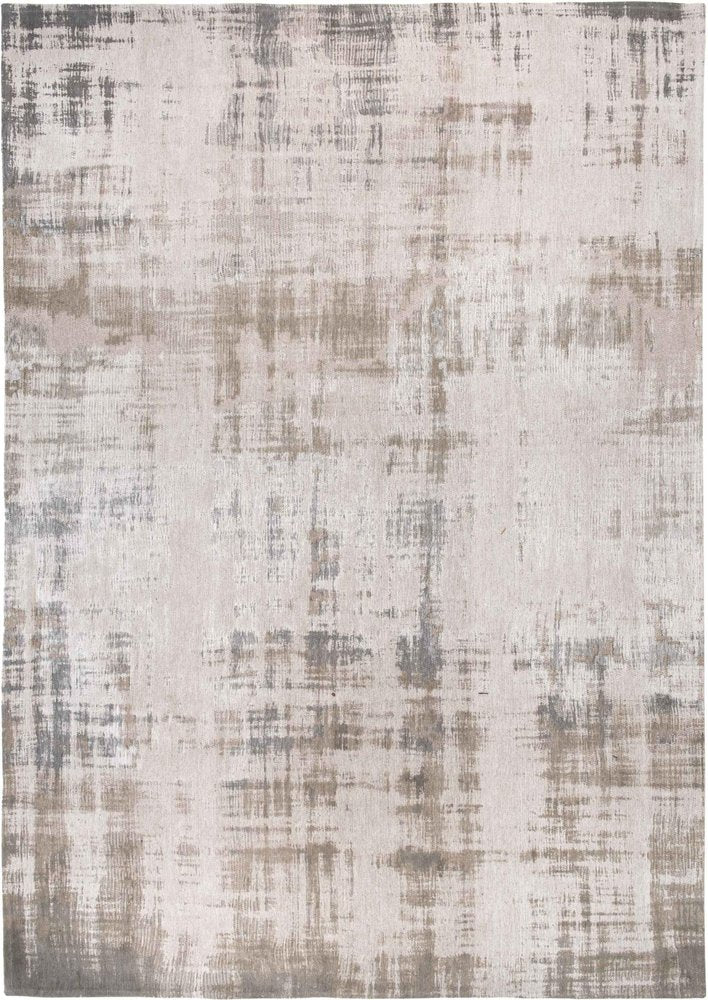 7' X 9' Gray and Beige Abstract Non Skid Area Rug