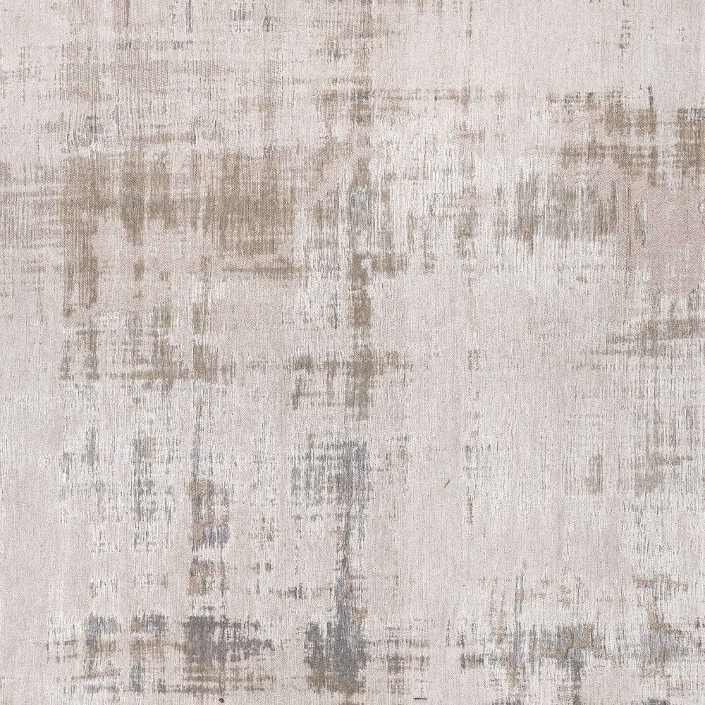 3' X 5' Gray and Beige Abstract Non Skid Area Rug