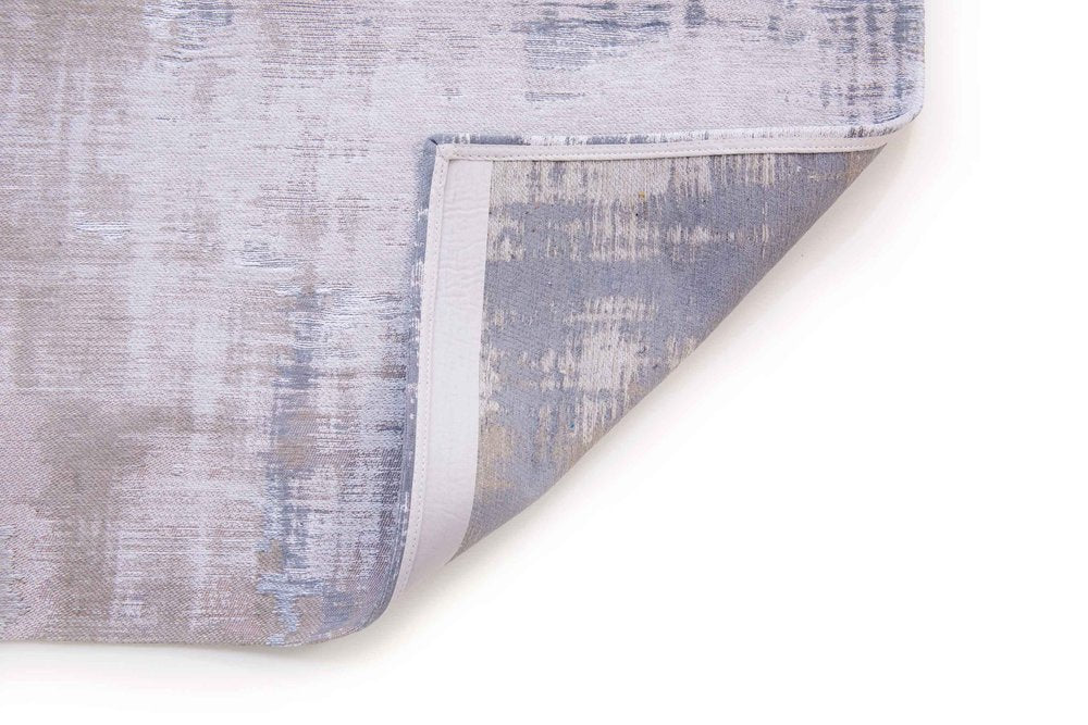 8' X 11' Gray and Beige Abstract Non Skid Area Rug