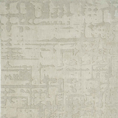 8' X 11' Gray and Beige Abstract Non Skid Area Rug