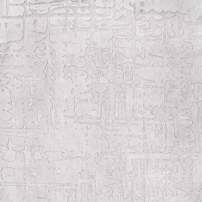 3' X 5' White Abstract Non Skid Area Rug