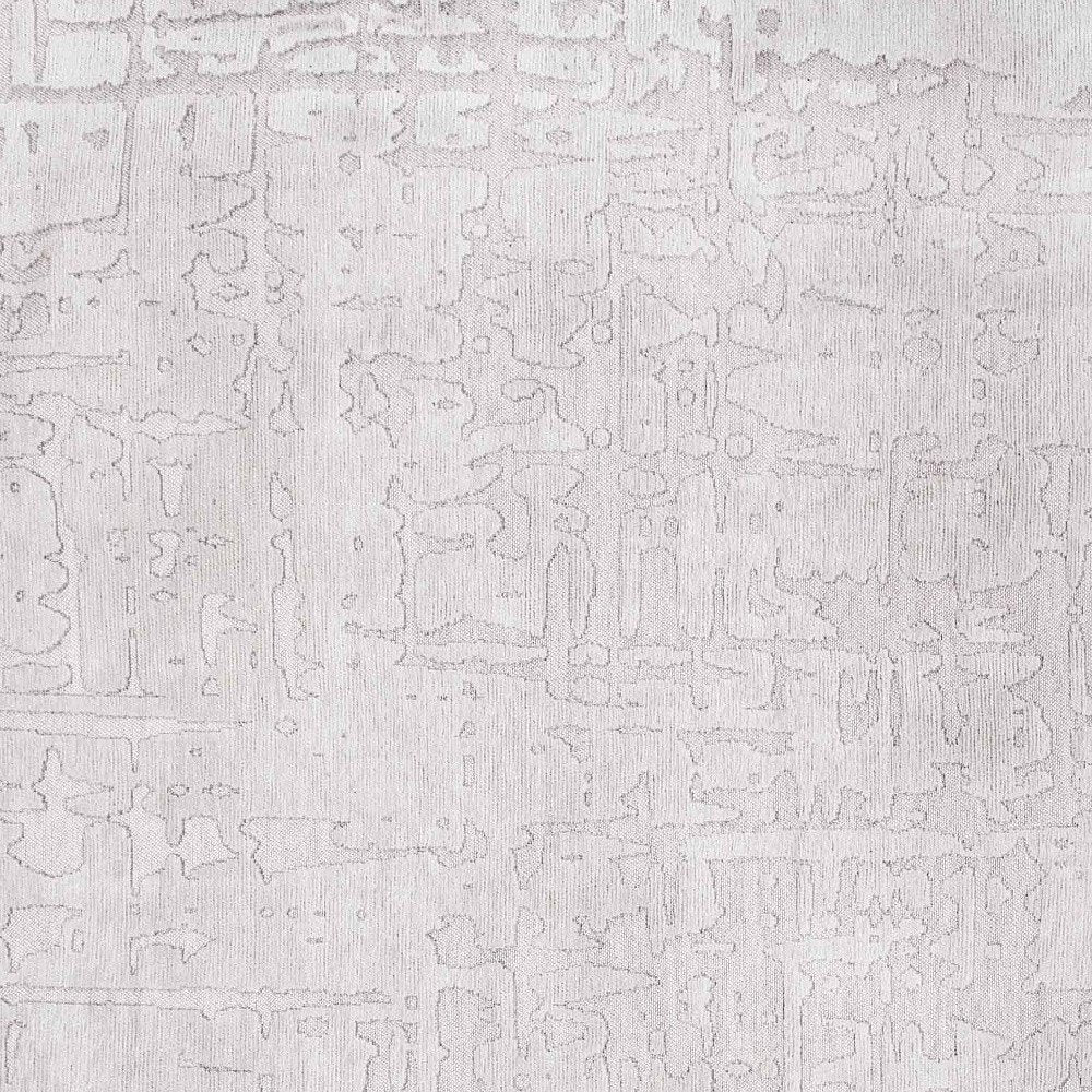 3' X 5' White Abstract Non Skid Area Rug