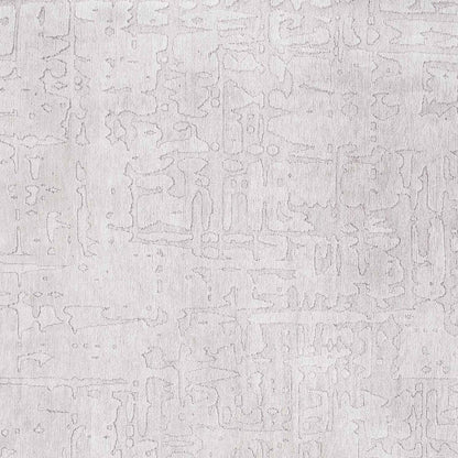 5' X 7' White Abstract Non Skid Area Rug