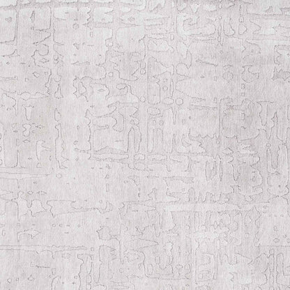 6' X 8' White Abstract Non Skid Area Rug