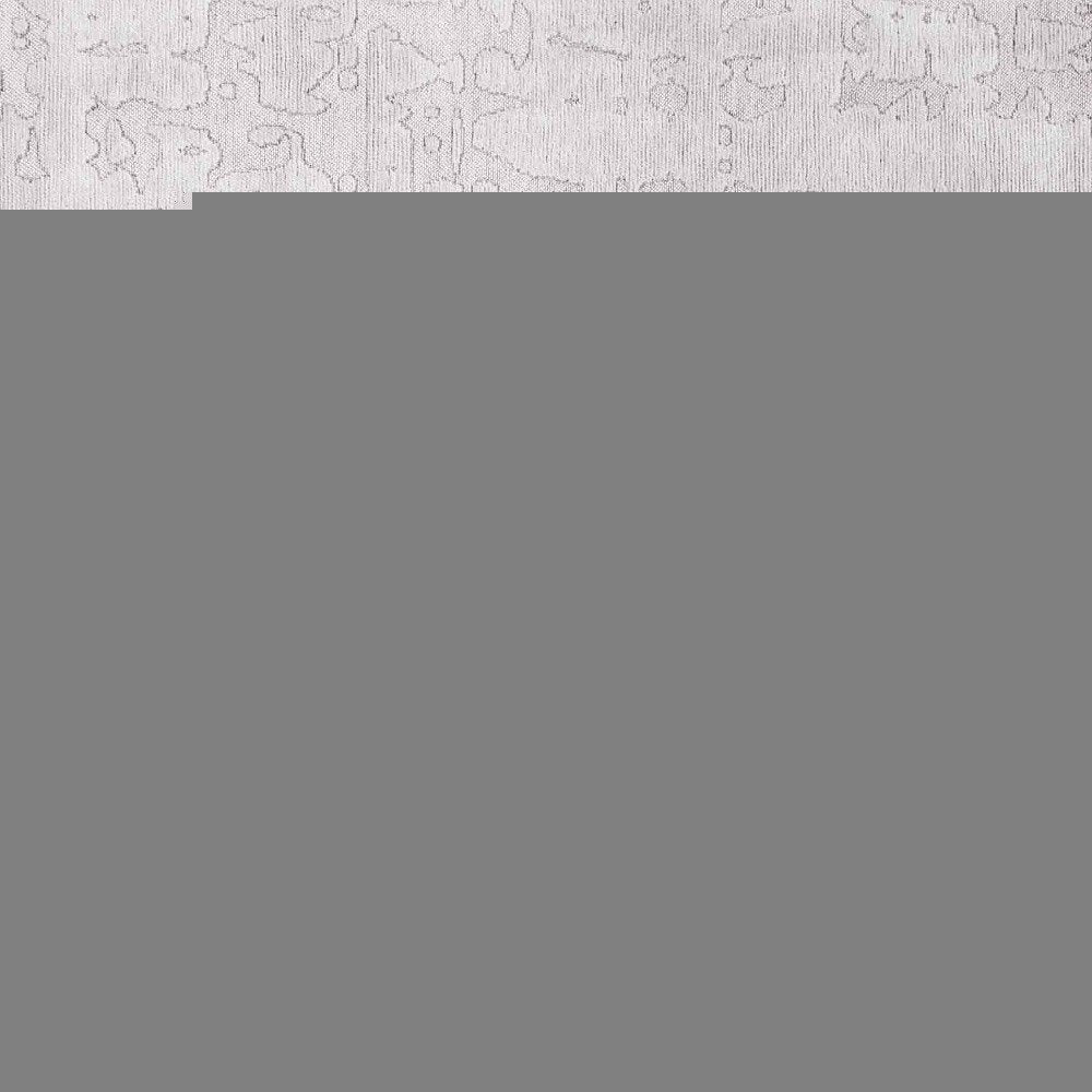 8' X 11' White Abstract Non Skid Area Rug