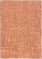 5' X 7' Orange Abstract Non Skid Area Rug