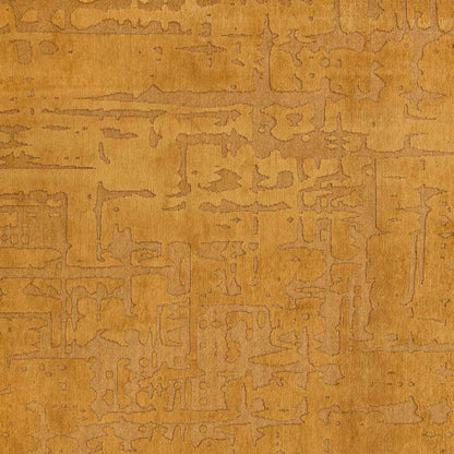 8' X 11' Yellow Abstract Non Skid Area Rug