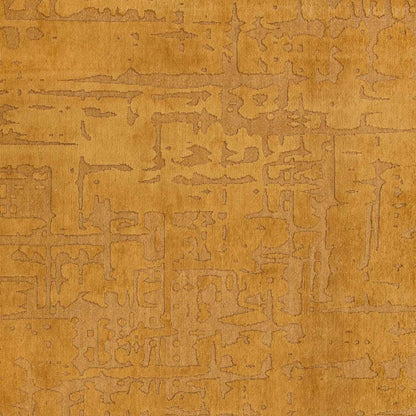 9' X 13' Yellow Abstract Non Skid Area Rug