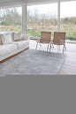 6' X 8' White Abstract Non Skid Area Rug