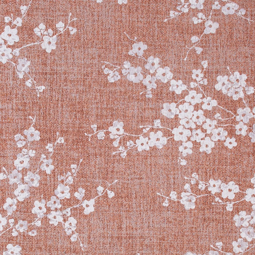 3' X 5' Red and White Oriental Non Skid Area Rug