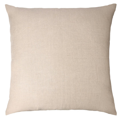 24" Brown and Beige Diamond Silk Throw Pillow With Embroidery