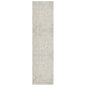 9' X 12' Ivory and Gray Abstract Area Rug