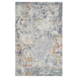 2' X 3' Gray and Ivory Abstract Area Rug