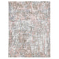 2' X 3' Gray and Pink Abstract Hand Loomed Area Rug