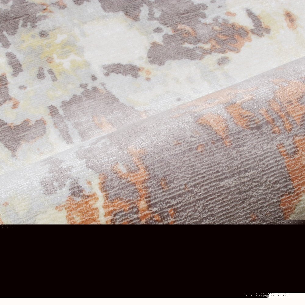 2' X 3' Brown Abstract Hand Loomed Area Rug