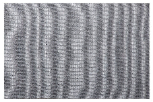 2' X 3' Gray Wool Striped Hand Woven Area Rug