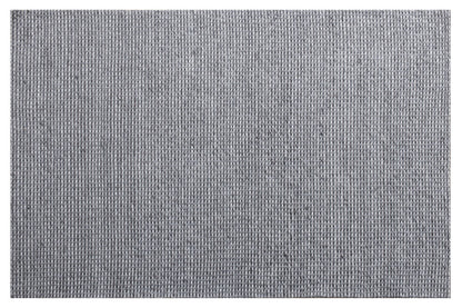 2' X 3' Gray Wool Striped Hand Woven Area Rug