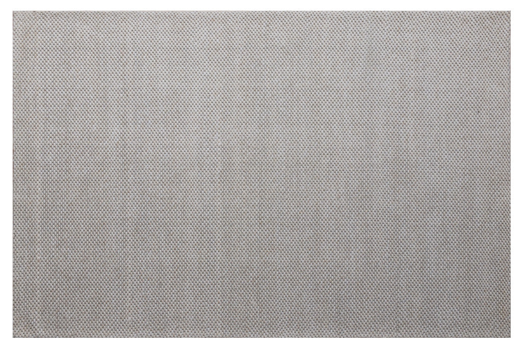 2' X 3' Beige Wool Hand Woven Area Rug