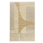 2' X 3' Ivory Abstract Hand Woven Area Rug