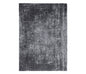 10' Black And Gray Chevron Runner Rug